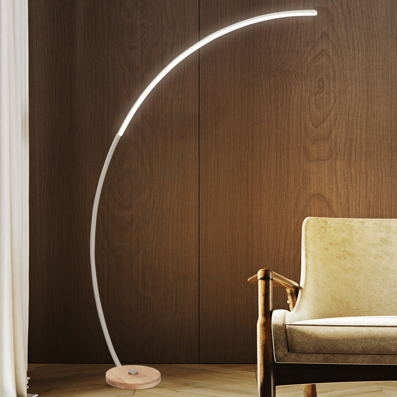 Diff Crescent Arc LED Floor Lamp-DF7001