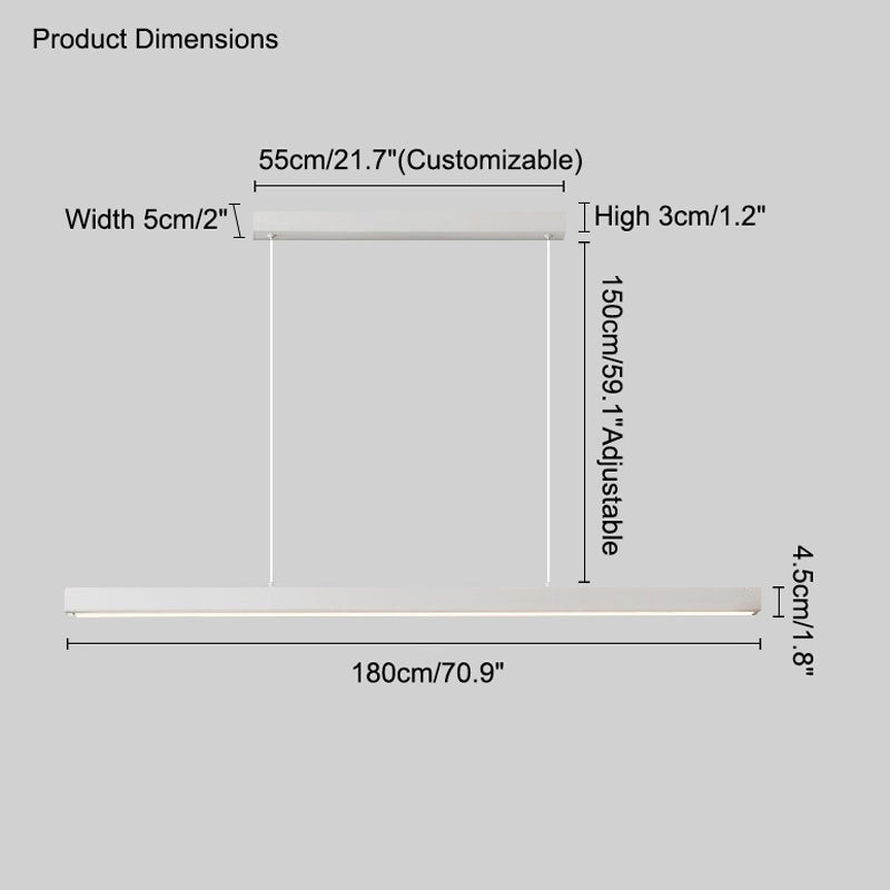 Diff Linear Pendant Light-DF2010