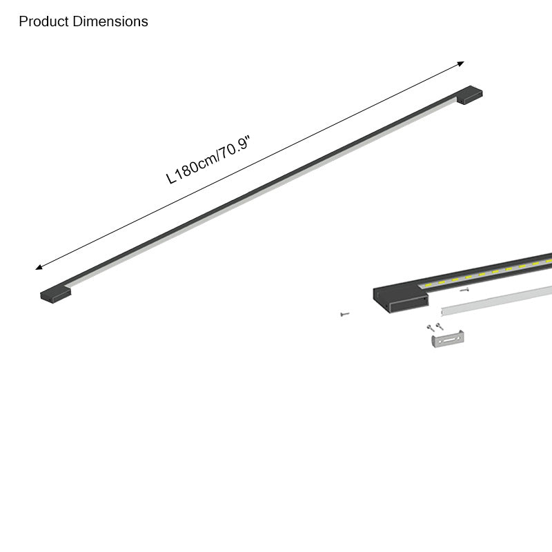 Diff Long Linear Stairwell Wall Sconce-DF6018