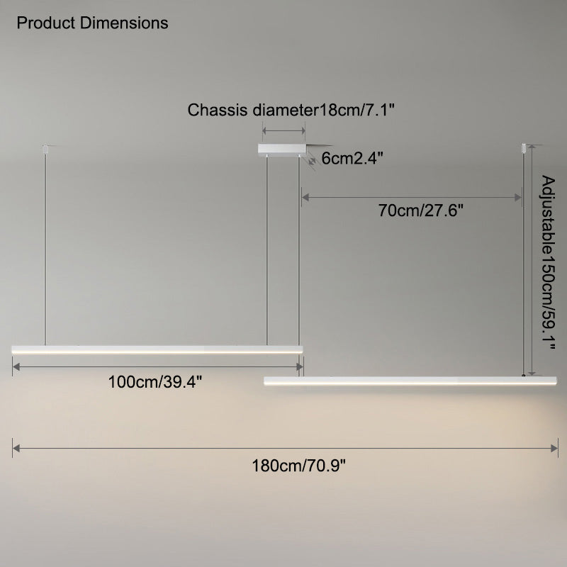 Diff Linear Pendant Light-DF2011