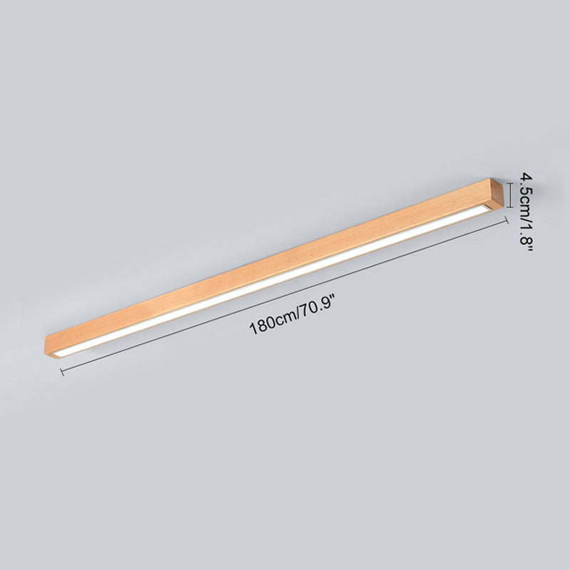 Diff Long Linear Wood Ceiling Light-DF1012