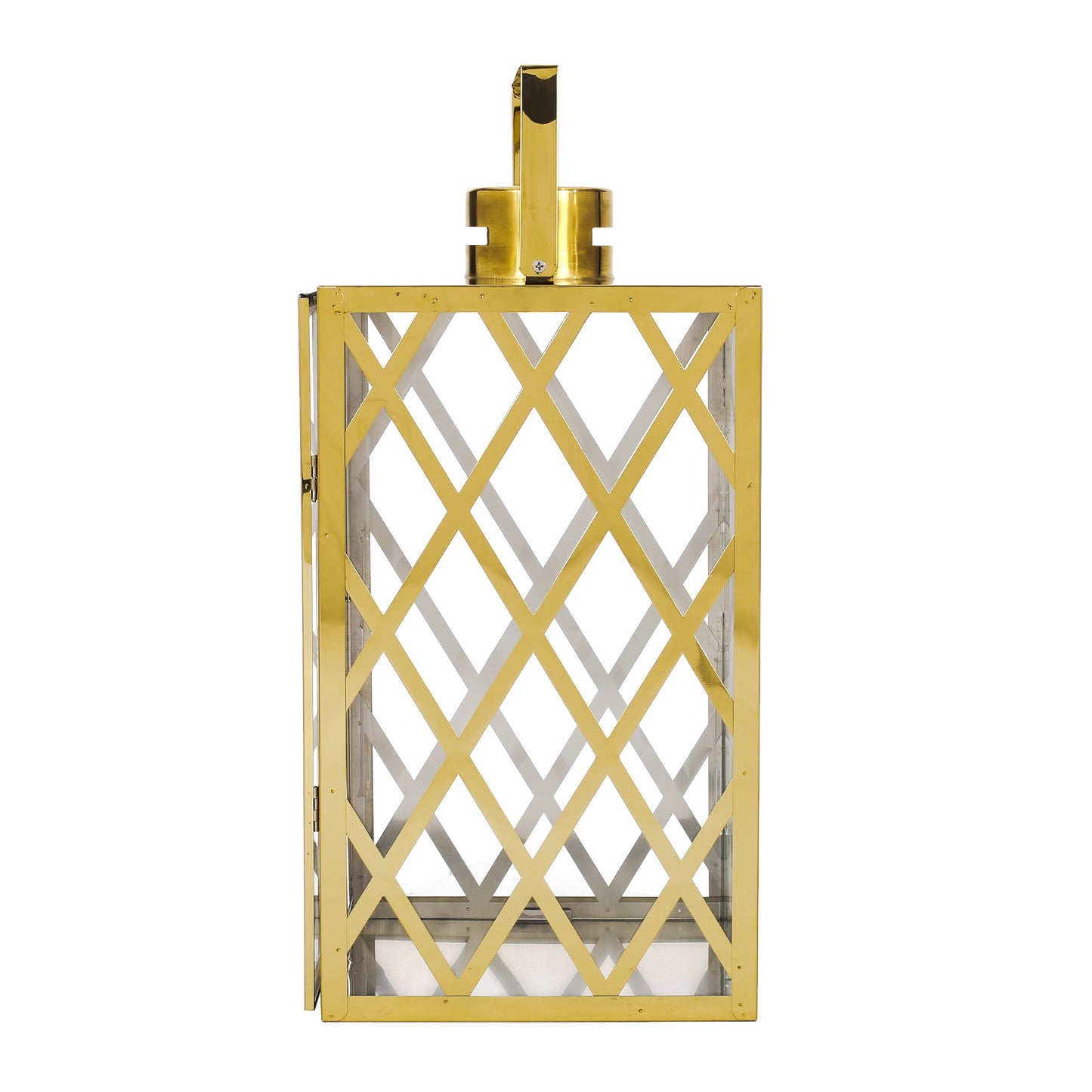 ANTON 18"H STAINLESS STEEL LANTERN