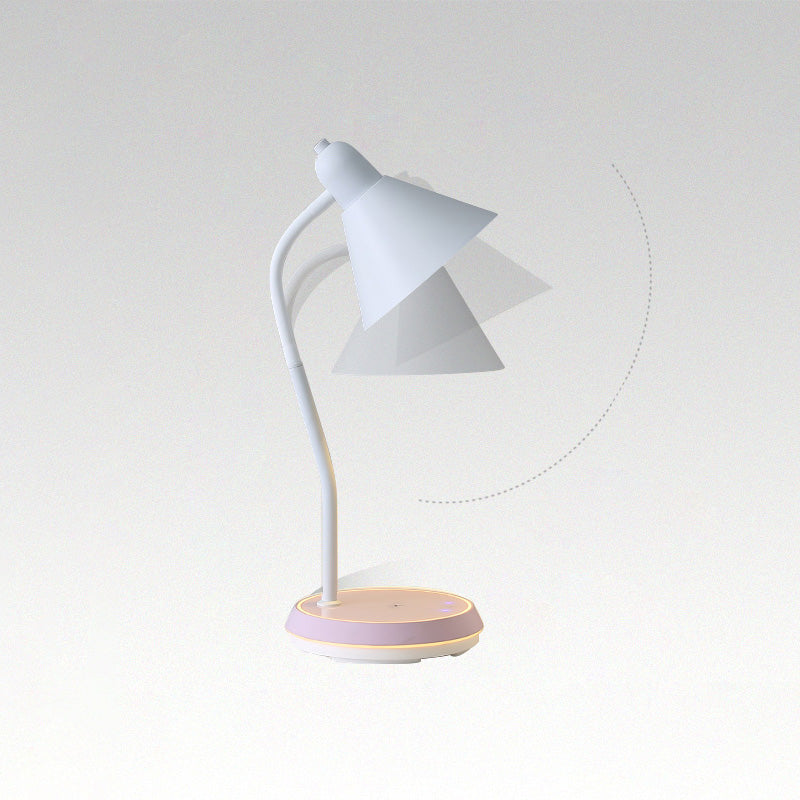 Diff Dimmable Touch Flexible Gooseneck Desk Lamp with Wireless Charger-DF8044