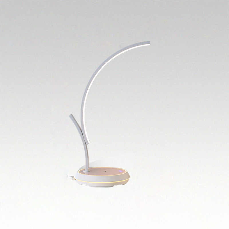 Diff Dimmable Touch Arc Desk Lamp with Wireless Charger-DF8041