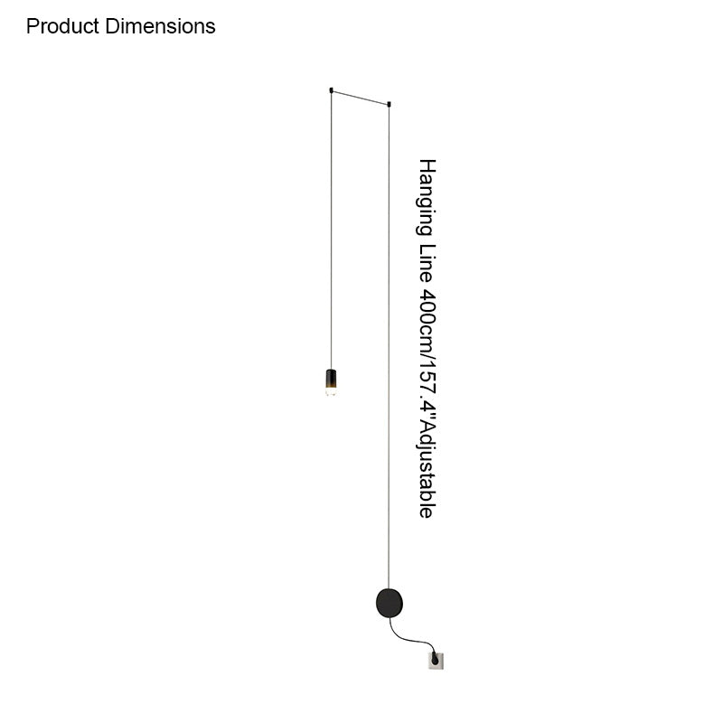 Diff Wire Off Center Chandelier-DF2107