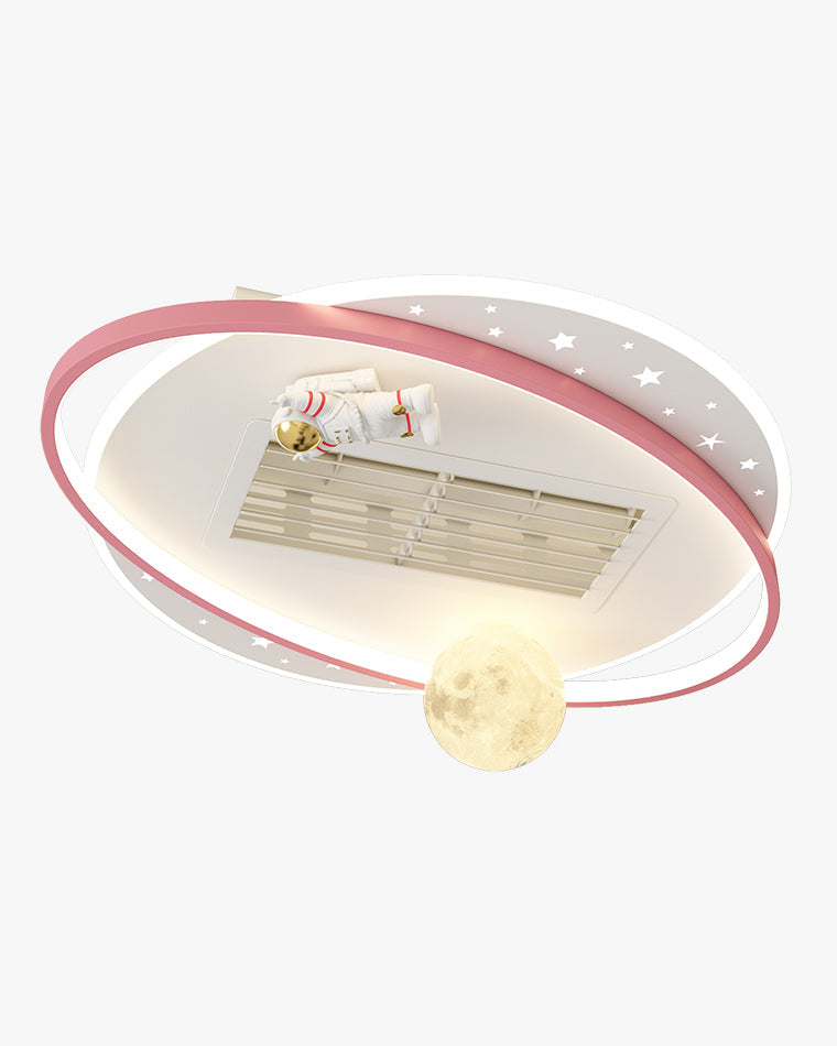 Diff Childish Low Profile Ceiling Fan with Dimmable Light-DF5056