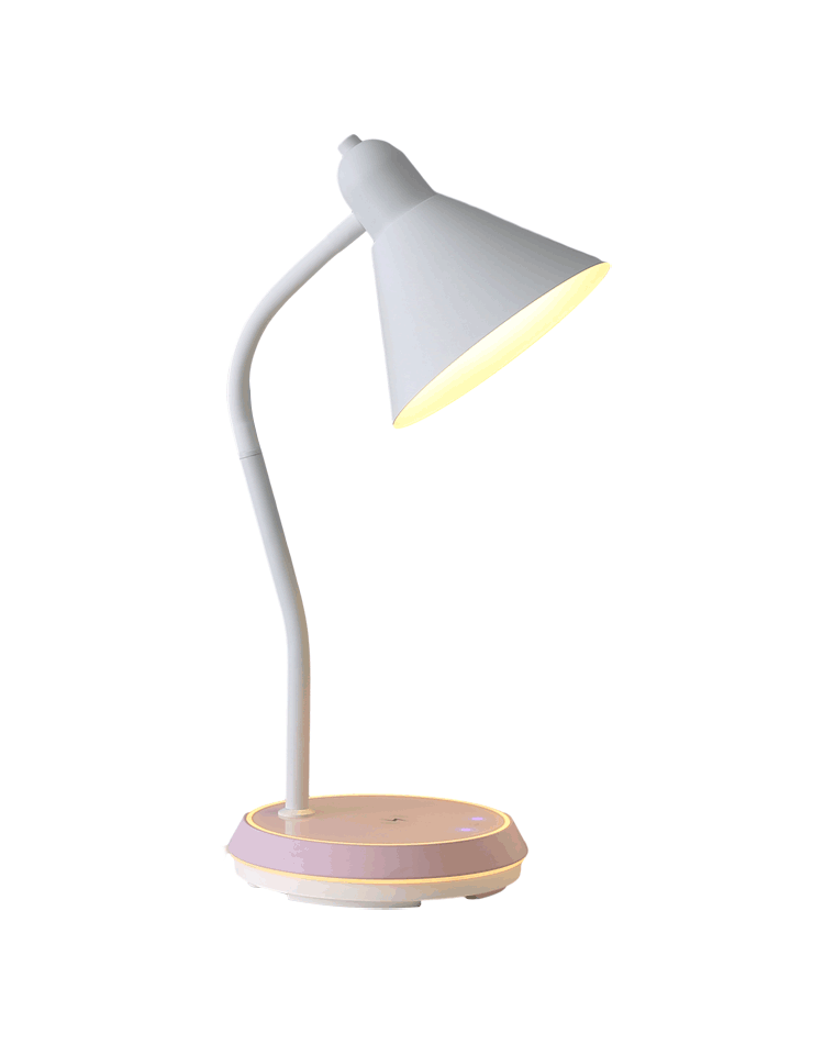 Diff Dimmable Touch Flexible Gooseneck Desk Lamp with Wireless Charger-DF8044