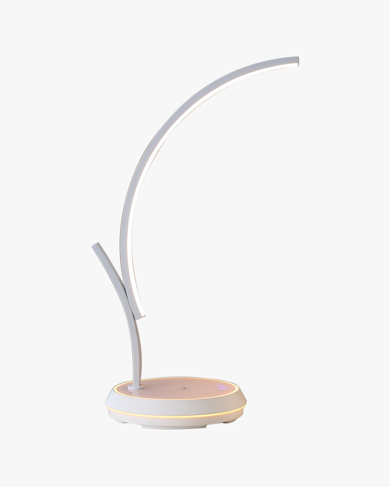 Diff Dimmable Touch Arc Desk Lamp with Wireless Charger-DF8041