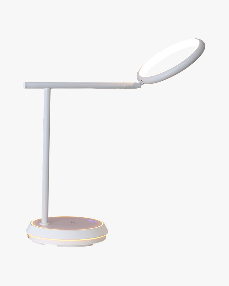 Diff Dimmable Touch Round Desk Lamp with Wireless Charger-DF8042