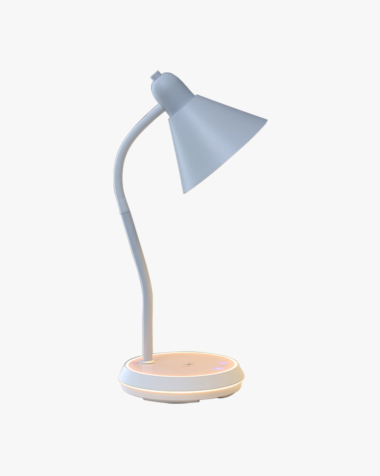 Diff Dimmable Touch Flexible Gooseneck Desk Lamp with Wireless Charger-DF8044