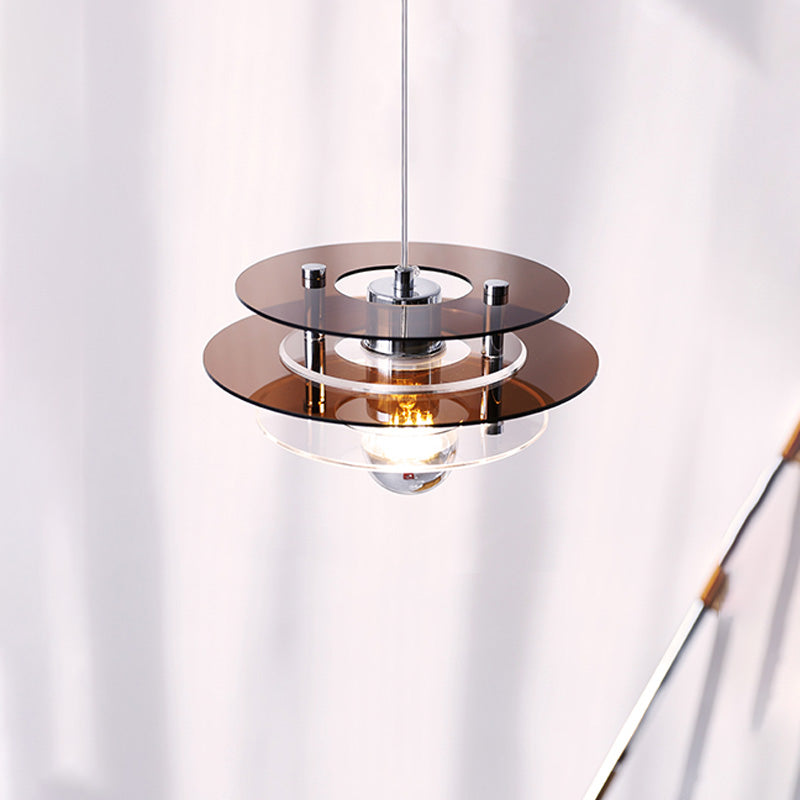 Diff Space Age Flying Saucer Pendant Light-DF2098