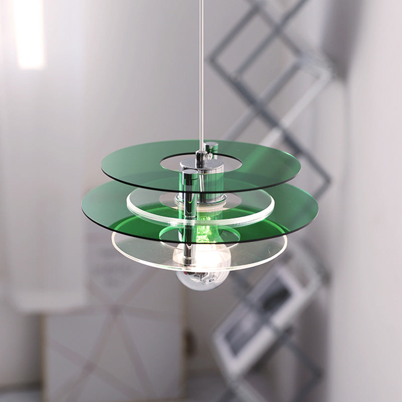 Diff Space Age Flying Saucer Pendant Light-DF2098