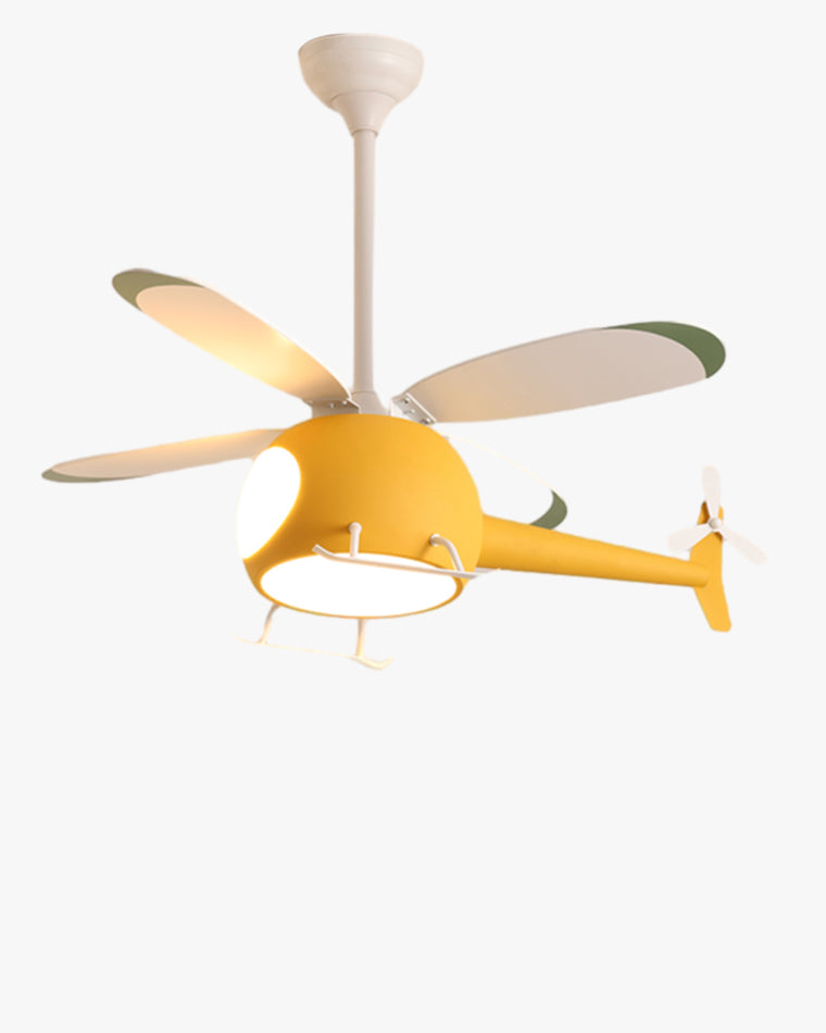 Diff 36" Remote Airplane Ceiling Fan with Dimmable Light-DF5007