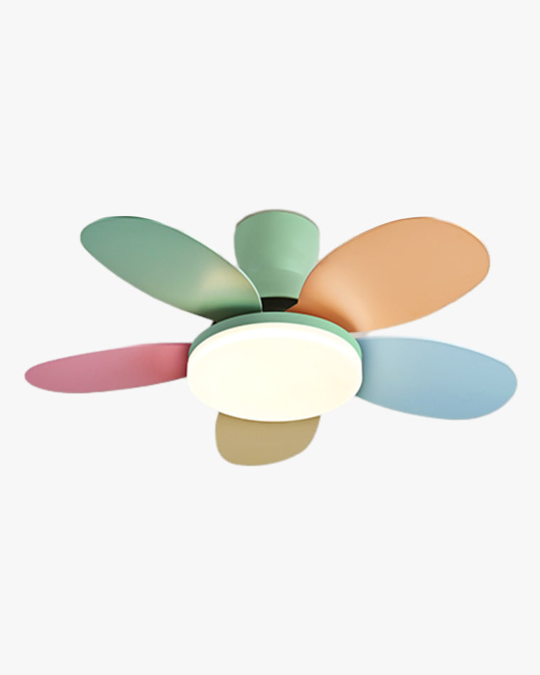 Diff 36" Children Wood Ceiling Fan with Dimmable Light-DF5004