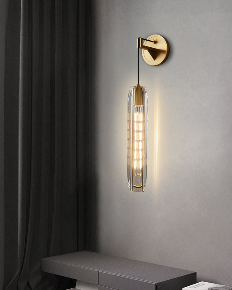 Diff Hanging Crystal Bar Wall Sconce-DF6094