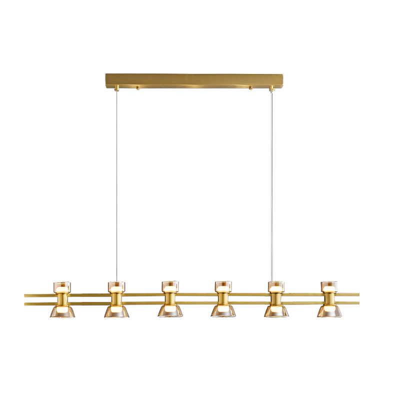 Diff Brass Linear Chandelier-DF2225
