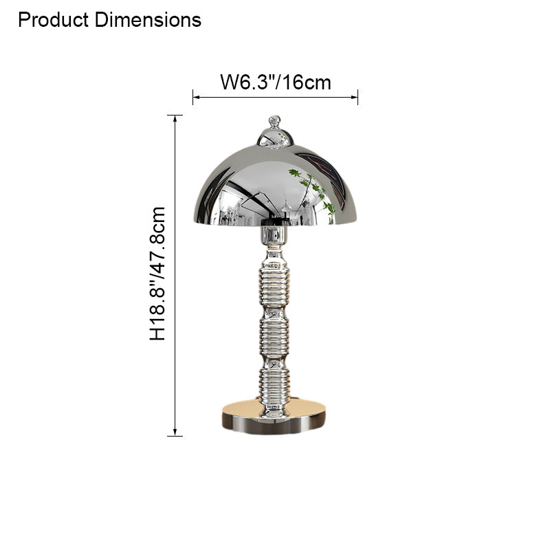 Diff Dome Column Chrome Table Lamp-DF8047