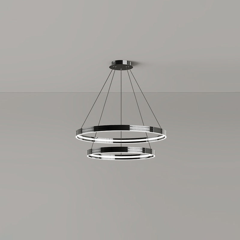 Diff Black Circular Led Chandelier-DF2297