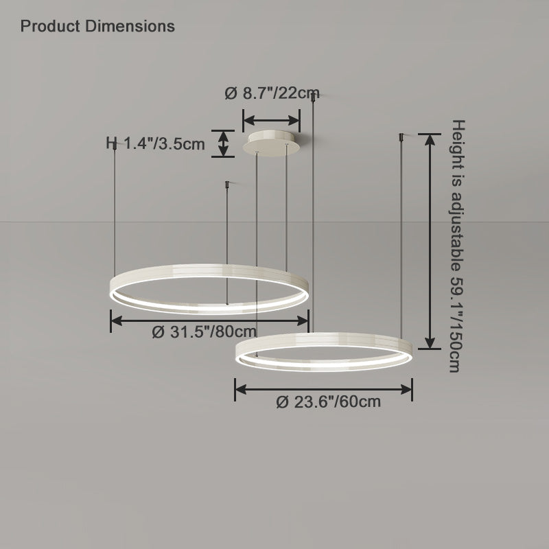 Diff Circular Led Chandelier-DF2296