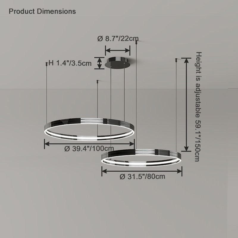 Diff Circular Led Chandelier-DF2296