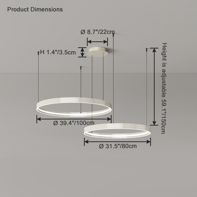 Diff Circular Led Chandelier-DF2296