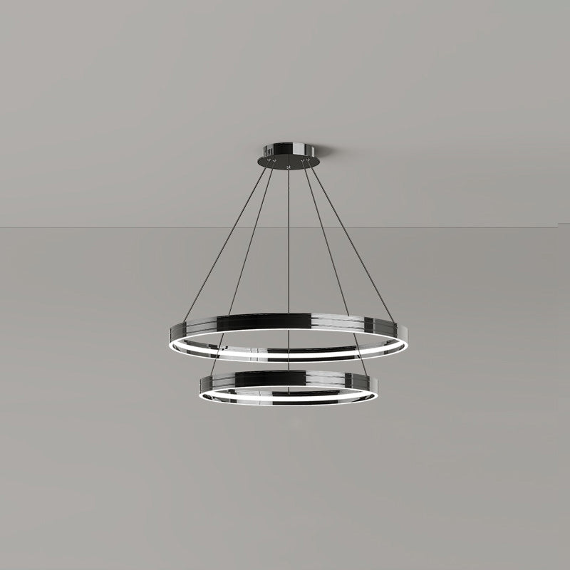 Diff Black Circular Led Chandelier-DF2297