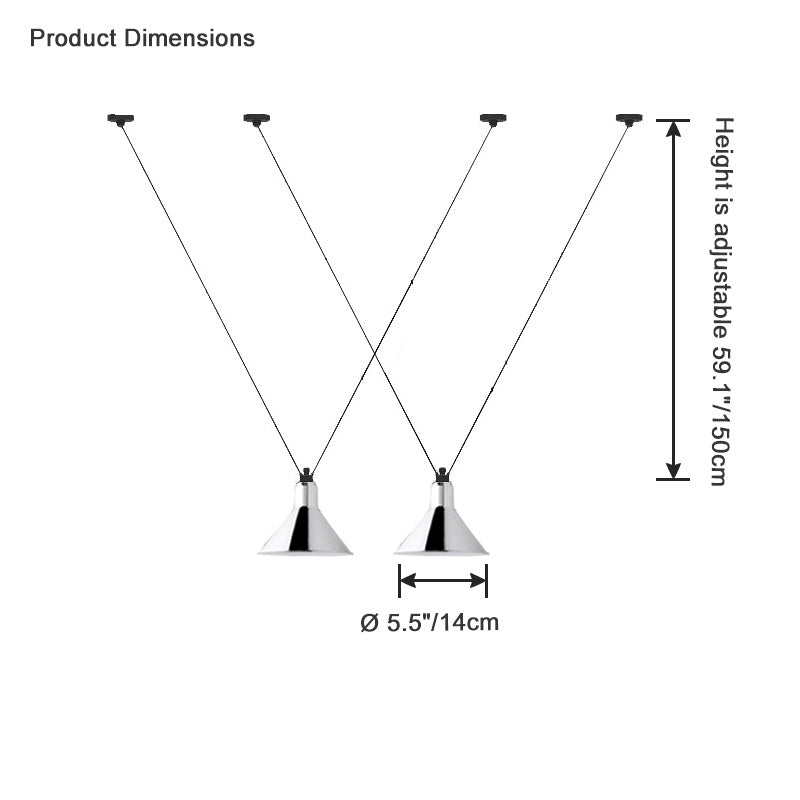 Diff Small Cone Pendant Light-DF2298
