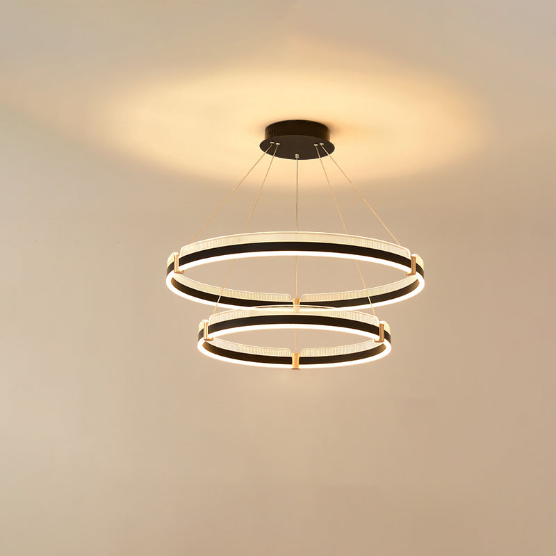 Diff Tiered Circular Led Chandelier-DF2276