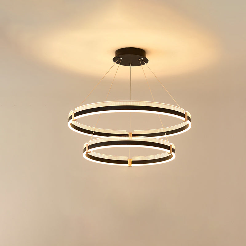 Diff Tiered Circular Led Chandelier-DF2276