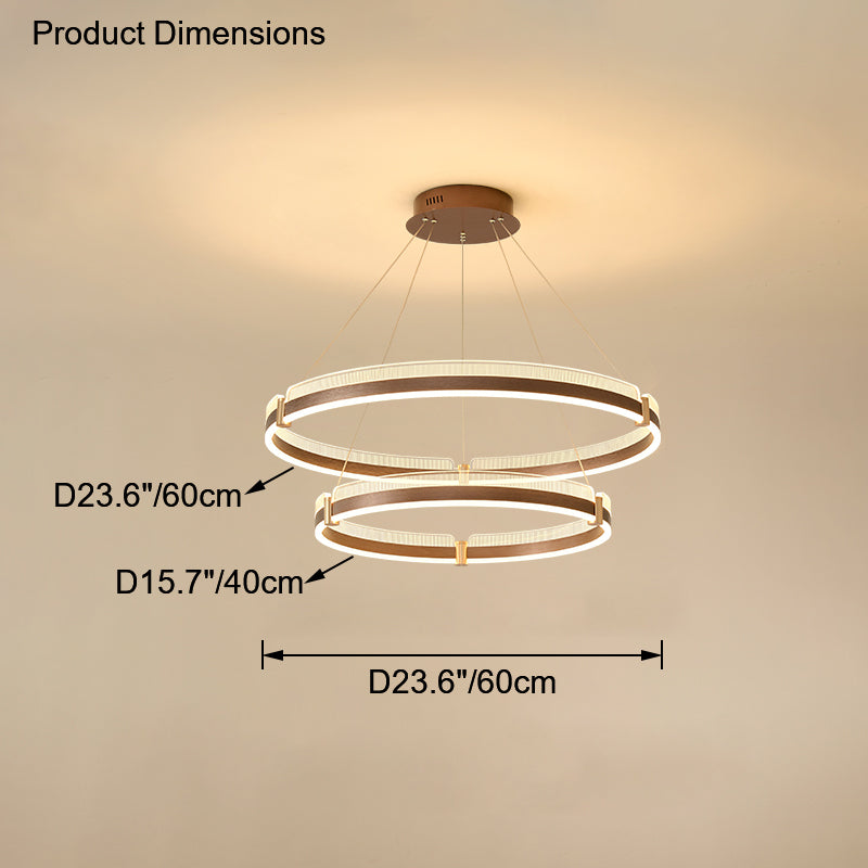 Diff Tiered Circular Led Chandelier-DF2276