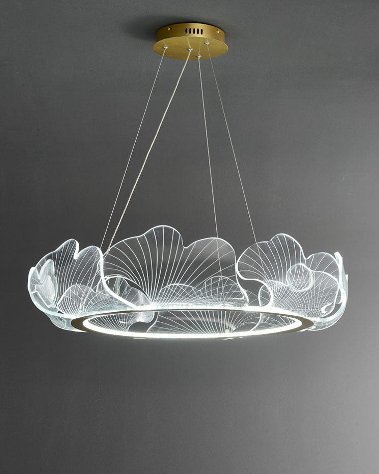 Diff Acrylic Ginkgo Leaf Chandelier - DF2000
