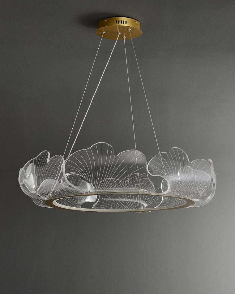 Diff Acrylic Ginkgo Leaf Chandelier - DF2000