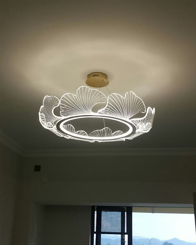 Diff Acrylic Ginkgo Leaf Chandelier - DF2000