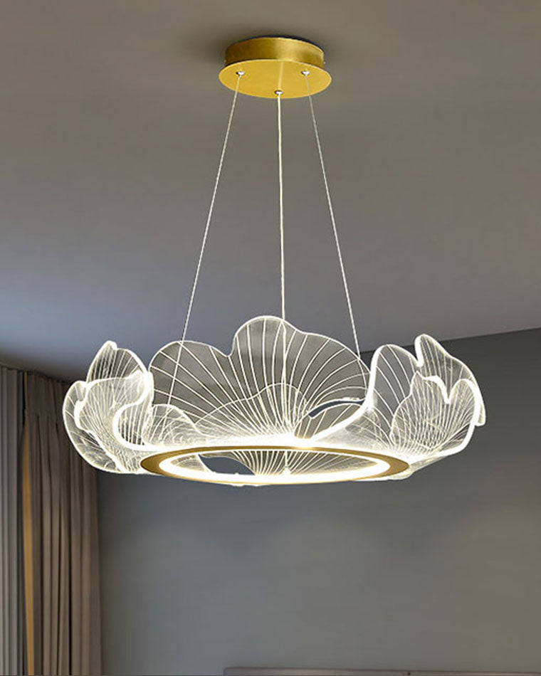 Diff Acrylic Ginkgo Leaf Chandelier - DF2000