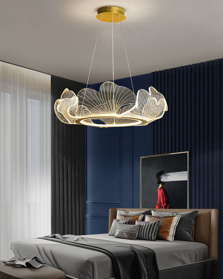 Diff Acrylic Ginkgo Leaf Chandelier - DF2000