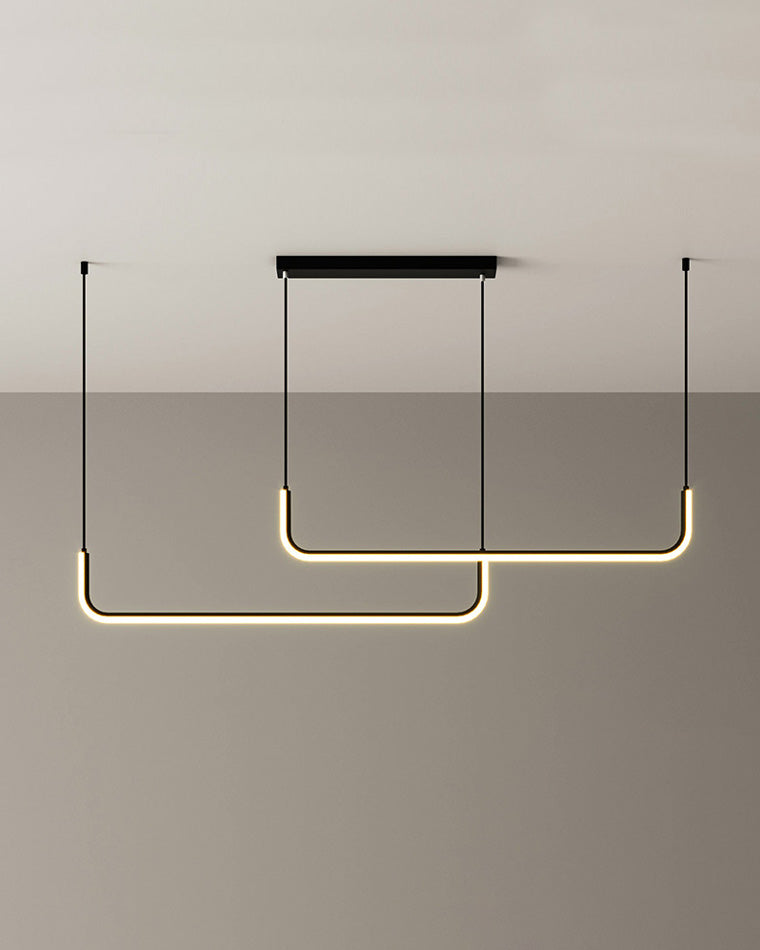 Diff Tube Linear Pendant Light-DF2001