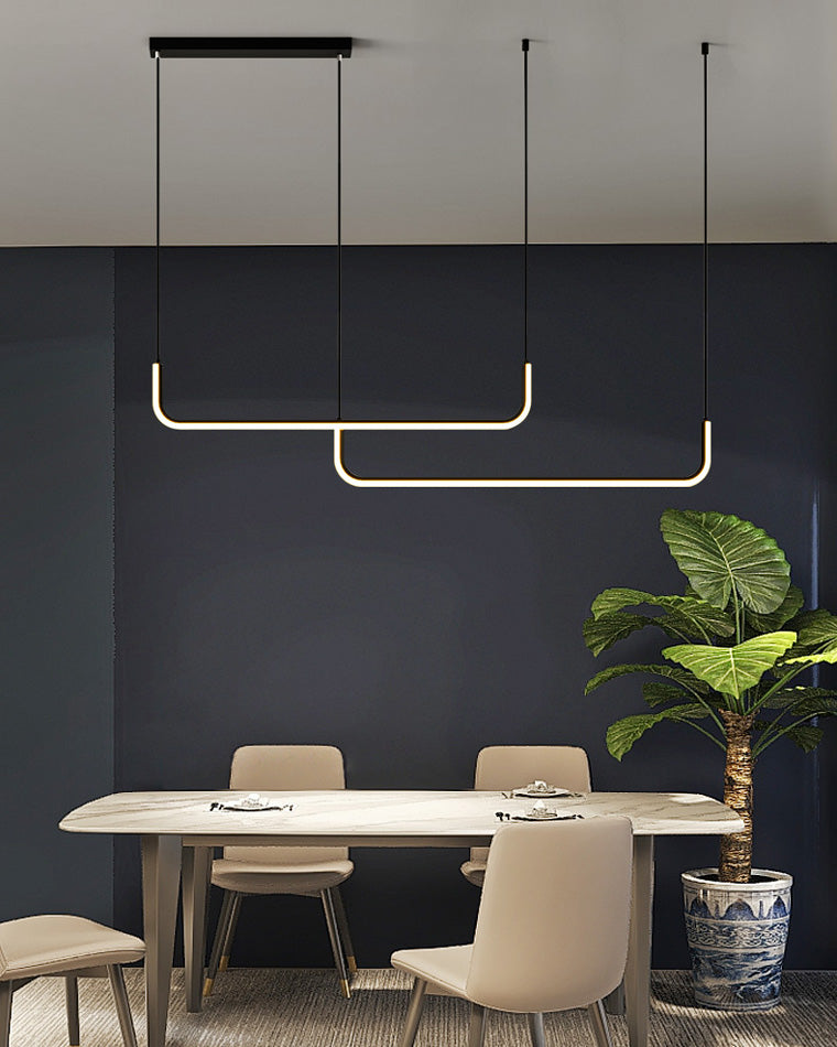 Diff Tube Linear Pendant Light-DF2001