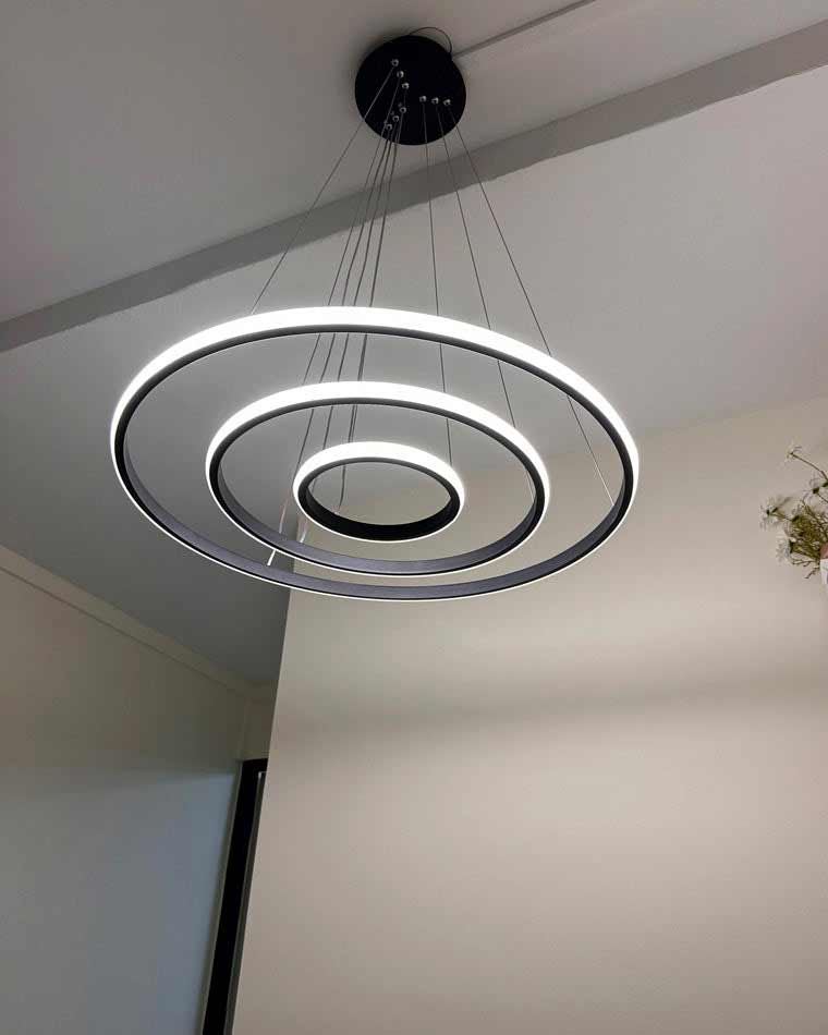 Diff Tiered Led Ring Chandelier-DF2006