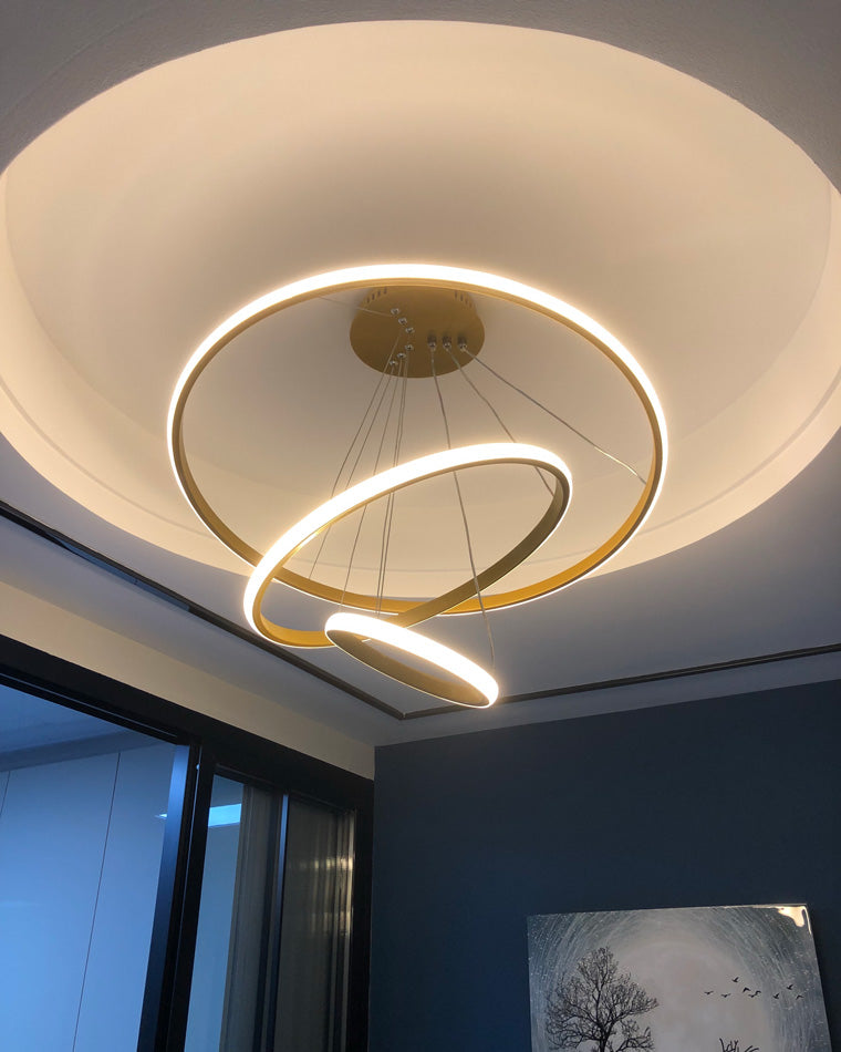 Diff Tiered Led Ring Chandelier-DF2006