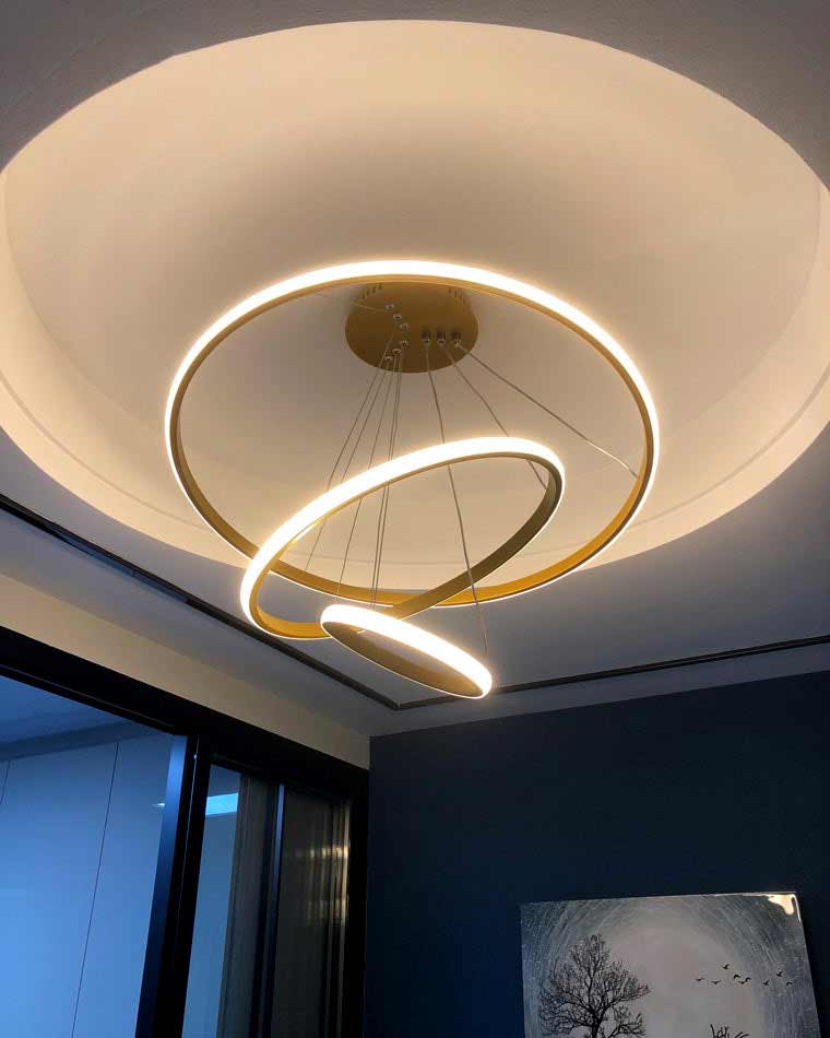 Diff Tiered Led Ring Chandelier-DF2006