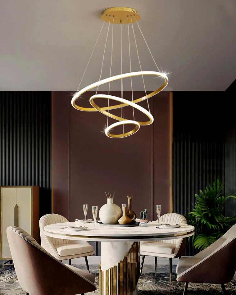 Diff Tiered Led Ring Chandelier-DF2006