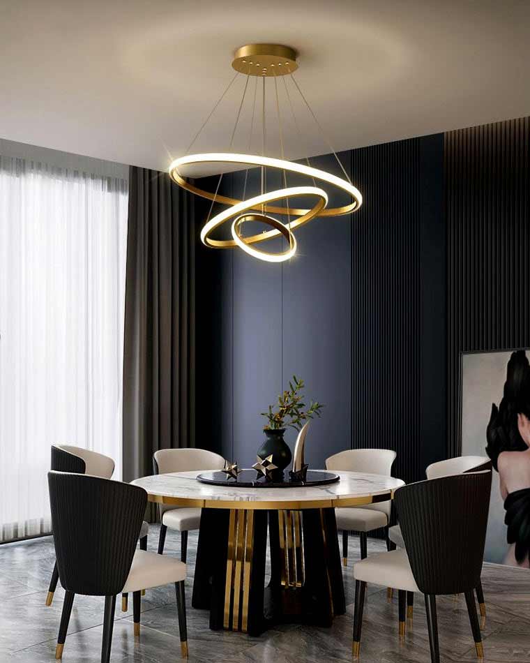 Diff Tiered Led Ring Chandelier-DF2006
