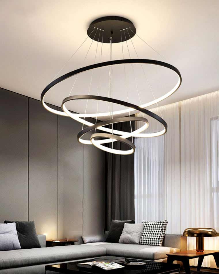 Diff Tiered Led Ring Chandelier-DF2006