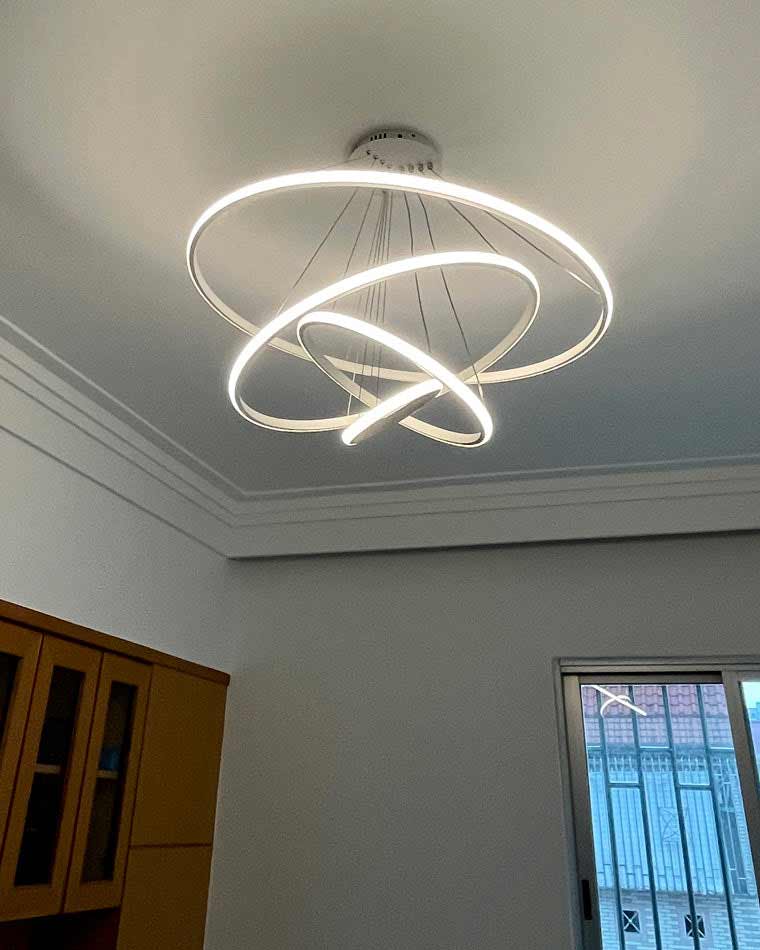 Diff Tiered Led Ring Chandelier-DF2006
