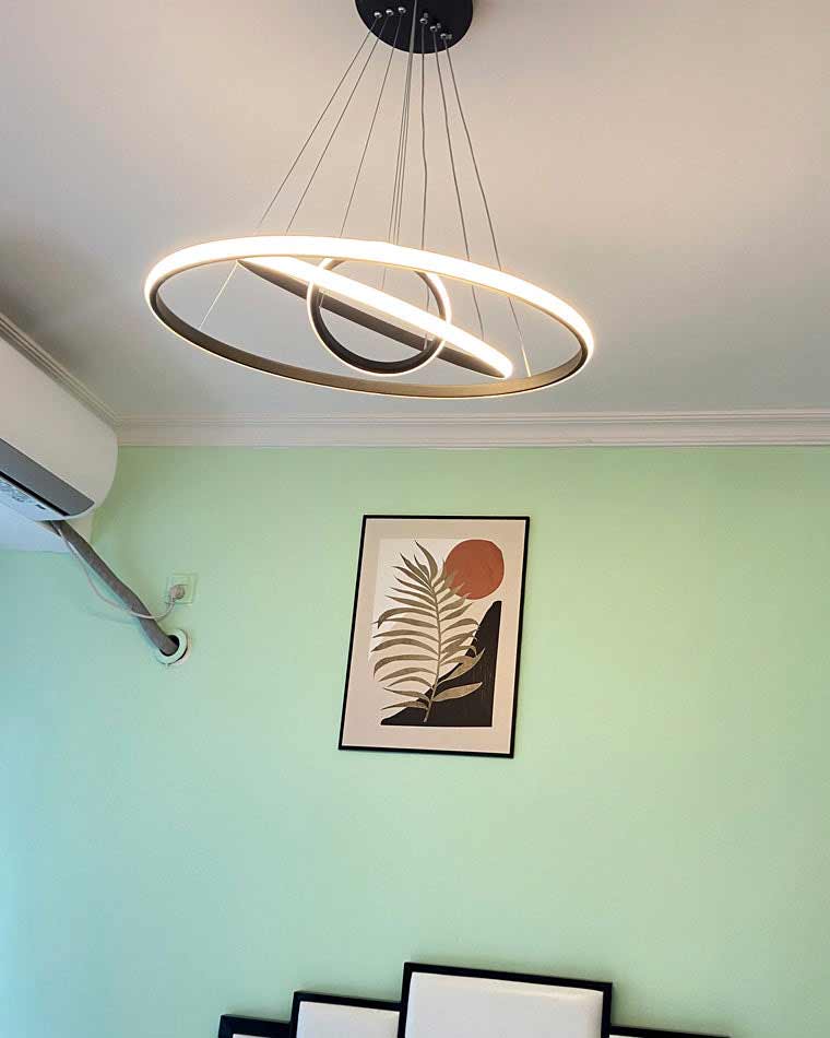 Diff Tiered Led Ring Chandelier-DF2006