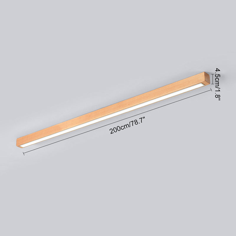 Diff Long Linear Wood Ceiling Light-DF1012