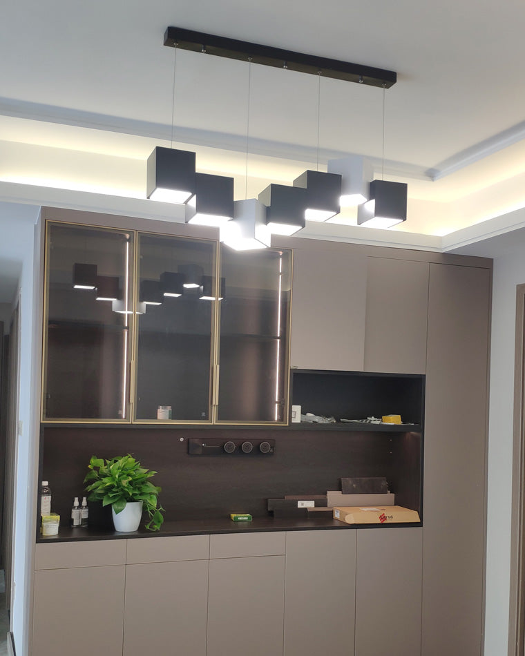 Diff Cube Linear Pendant Light-DF2013