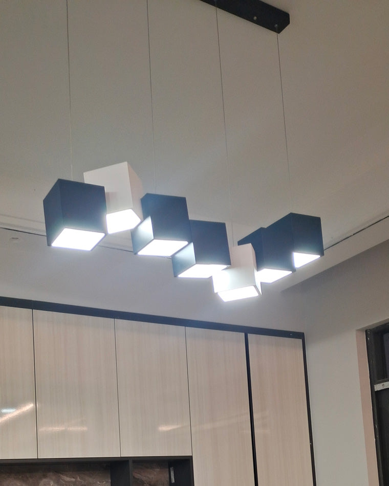 Diff Cube Linear Pendant Light-DF2013