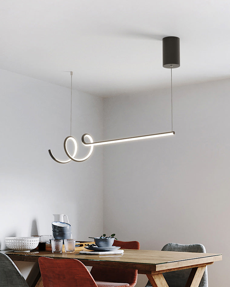Diff Spiral Linear Pendant Light-DF2021