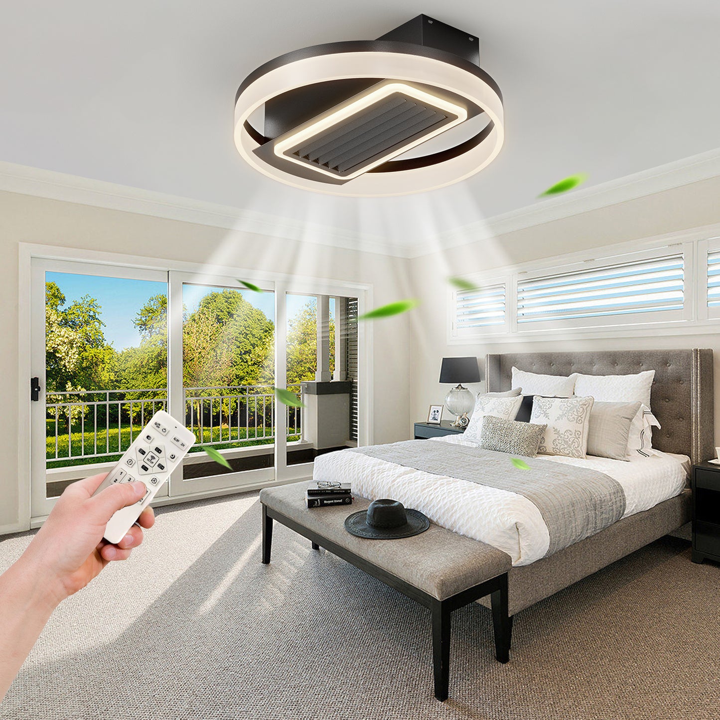 20inch Modern Leafless Ceiling Fan -DG1010